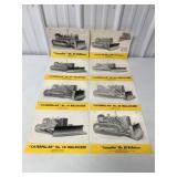 8 Caterpillar Dozer Brochures-8S/8A/7A/7S/6S/6A