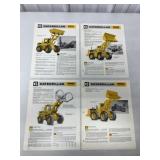 4 Caterpillar Wheel Loader/Log Loader Brochures