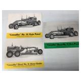 3 Caterpillar Motor Grader/Auto Patrol Brochures