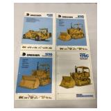 (4) Dresser Crawler Loader/Scraper Brochures