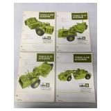 (4) Terex Scraper Brochures-TS-14/S-11E/S-32