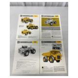 (4) Caterpillar Truck & Tractor Brochures