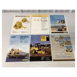(6) Caterpillar Compactor/Paving Brochures