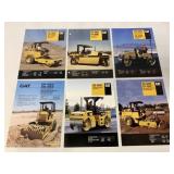 (6) Caterpillar Compactor Brochures