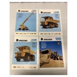 (4) Dresser Crane/Truck/Pay Loader Brochures
