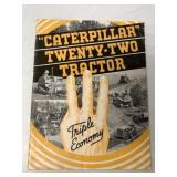 Caterpillar Twenty-Two Tractor Brochure