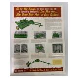 JD No. 14-T Baler Mailer Poster