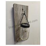 Barn Wood Jar Candle Holder