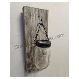 Barn Wood Jar Candle Holder