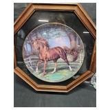 Framed Secretariat Collector Plate