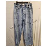 SZ 6 Mid Rise 90s Baggy Fit Jeans