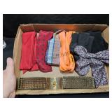 Old Neck Ties Some Silk & Stretch Belt