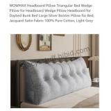 **GREY**Queen Pillow Wedge