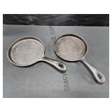 2 Small Cast Iron Pans