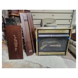 Gas Or Propane Corner Fireplace With Mantle