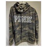 Pink Camo Hoodie SZ LG