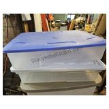 2 Underbed Totes NO SHIPPING