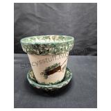 Small Spongeware Planter