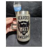 Bearded Inked & Awesome Travel Cup