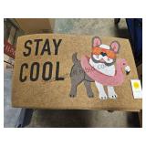 Thick Rubber Backed Door Mat 18x30 Cool