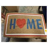 Thick Rubber Backed Door Mat 18x30 Home