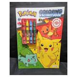 Pokemon Color & Sticker Book