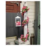43 Inch Lighted Lantern Post