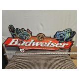 32 IN Plastic Budweiser Sign