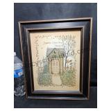 Prim Outhouse Picture 10.5 x 13