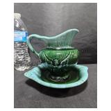 Hull Pottery Eagle Pitcher & Plate