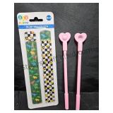 Slap Bracelets & Heart Pens