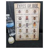 Bee Wall Tin & Trinket Box