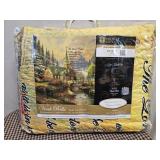 Thomas Kinkade King Quilt & 2 Shams