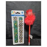 Slap Bracelets & Rose Pen