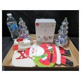 Glass Lighted Trees & Decor