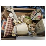 Box Of Misc Decor