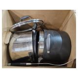 4 Stock Pans Used