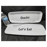 19 Inch Snack & Lets Eat Trays