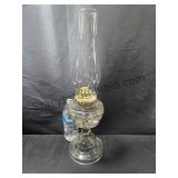 Old Oil Lamp Chip On Base