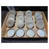 Ball & Atlas Lids W/Glass Inserts