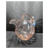 Cambridge Glass Tilted Pitcher