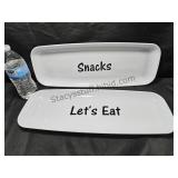19 Inch Snack & Lets Eat Trays