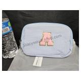Light Blue Fanny Pack Initial A