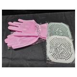 Scrubby Gloves & Drain Guards