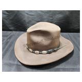 Leather Cowboy Hat SM/Med