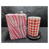 Pink Zebra Warmer No Tray