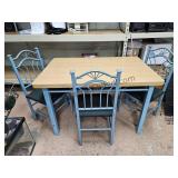 Dinner Table & 3 Chairs Used Cond