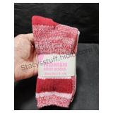 2 Pk Boot Socks Pink SZ 4/10