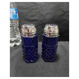 Cobalt Blue Salt & Pepper Anchor Hocking