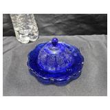 Cobalt Blue Butter Pat Dish